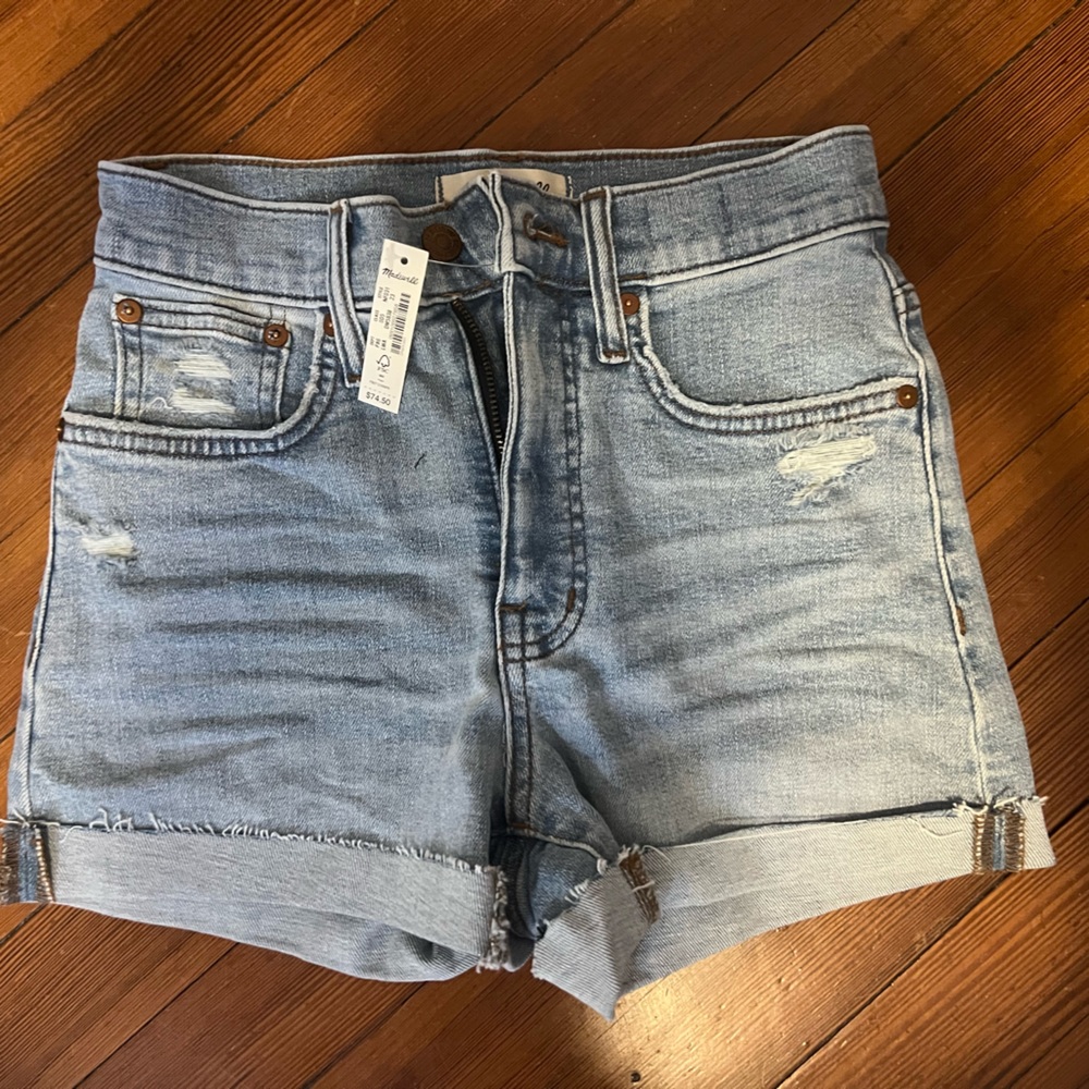 Madewell jean shorts, size 23, new with tags